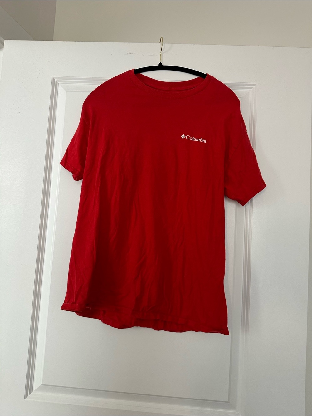 Columbia Men's Red Short-Sleeve Logo T-Shirt